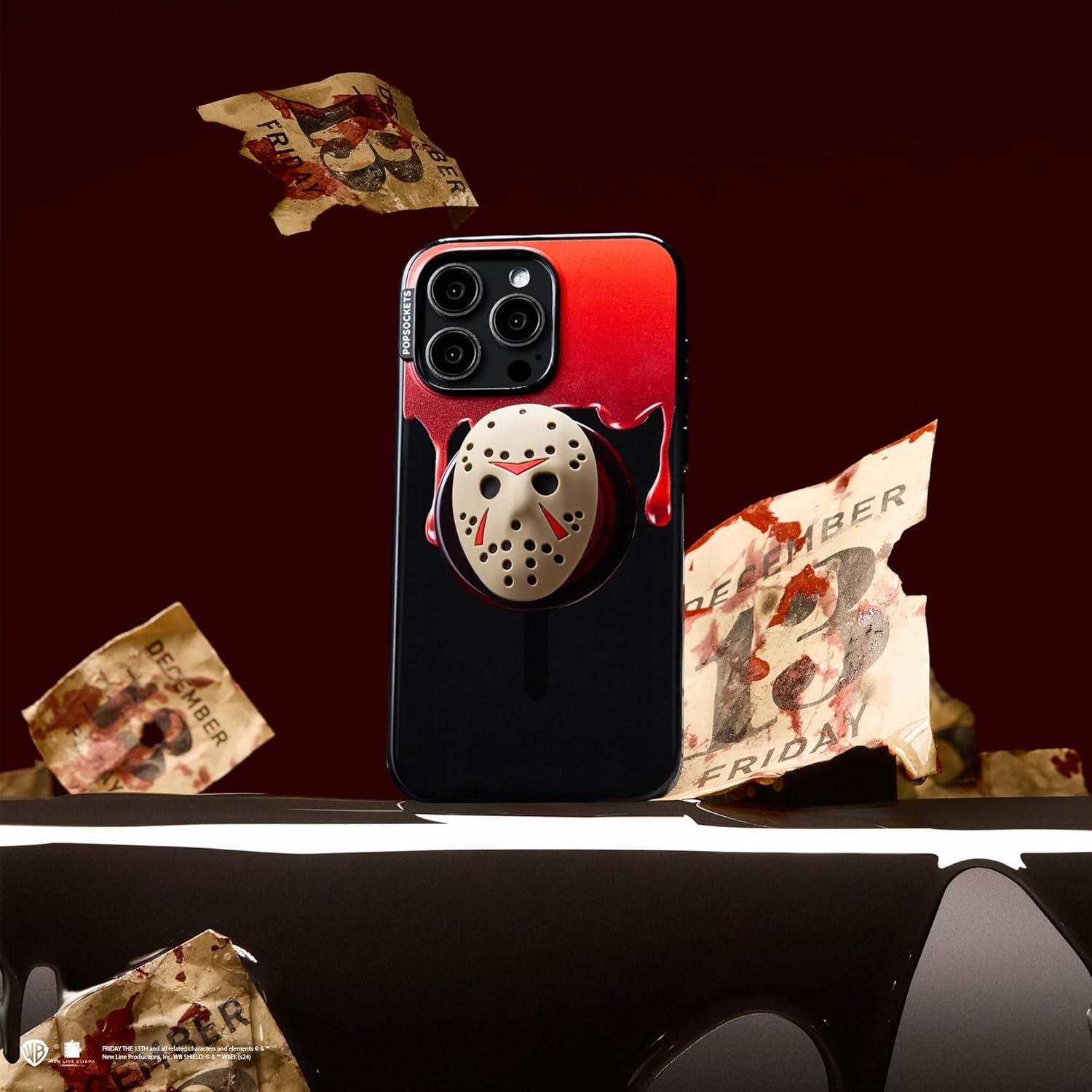 imagePopSockets iPhone 15 Pro Case Compatiblewith MagSafe Phone Case for iPhone 15 Pro Wireless Charging Compatible Case Only Halloween PopSocket ONegativeONegative