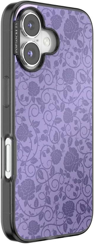 imagePopSockets iPhone 16 Case Compatible with MagSafe Phone Case for iPhone 16 Wireless Charging Compatible Case Only Dark ThornsDark Thorns