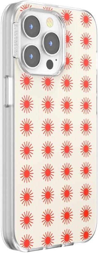 imagePopSockets iPhone 16 Plus Case Compatible with MagSafe Phone Case for iPhone 16 Plus Wireless Charging Compatible Case Only Desert MosaicWestern Sun