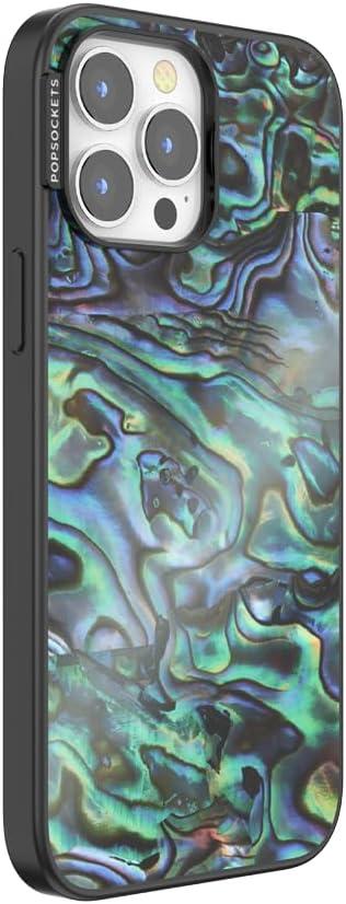 imagePopSockets iPhone 16 Pro Case Compatible with MagSafe Phone Case for iPhone 16 Pro Wireless Charging Compatible Case Only Buffalo CheckAlbalone