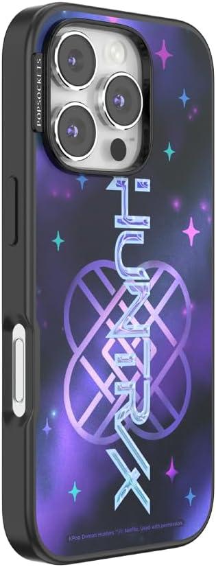 imagePopSockets iPhone 16 Pro Case Compatible with MagSafe Phone Case for iPhone 16 Pro Wireless Charging Compatible Case Only Mirror Huntrix