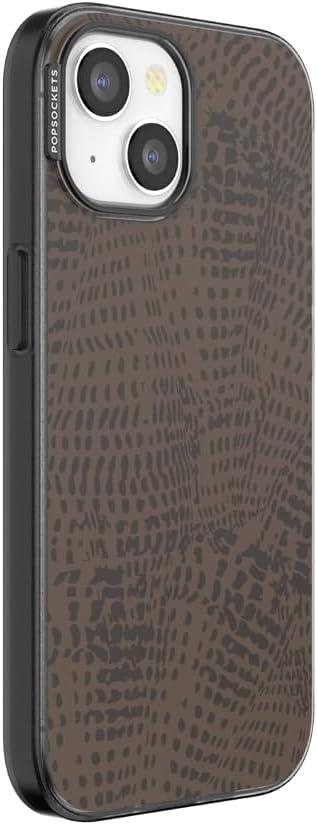 imagePopSockets iPhone 16 Pro Max Case Compatible with MagSafe Phone Case for iPhone 16 Pro Max Wireless Charging Compatible Case Only Horchata FossilCocoa Umber