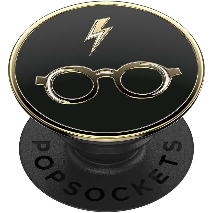 imagePopSockets Phone Grip for MagSafe Secure Magnetic Phone Grip amp Stand HandsFree Kickstand Wireless Charging Compatible Harry Potter Enamel Deathly HallowsHarry Potter