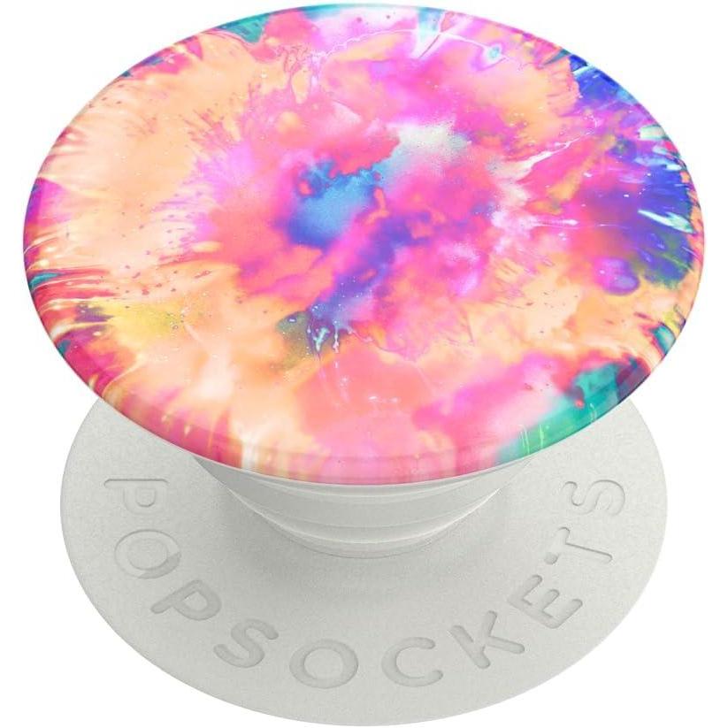 imagePopSockets Phone Grip with Expanding Kickstand Electric Oil SlickChroma Splash