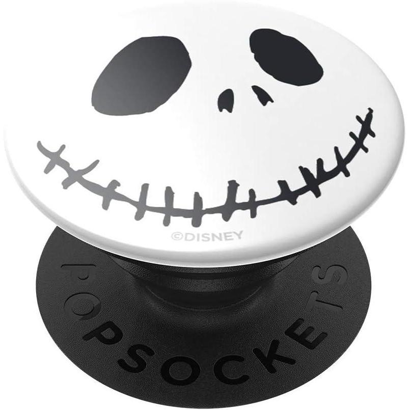 imagePopSockets PopGrip with Swappable Top for Phones amp Tablets Nightmare Jack SkellingtonSkellington
