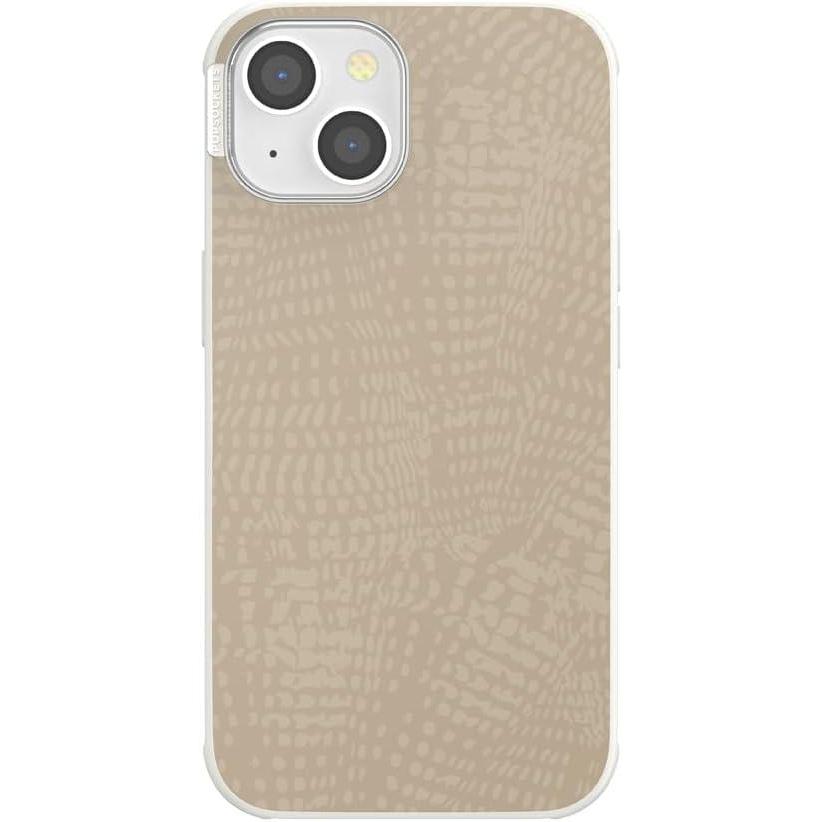 imagePopSockets iPhone 13 Case and iPhone 14 Case Compatible with MagSafe Phone Case for iPhone 13 amp 14 Wireless Charging Compatible ObsidianLatte Petrified