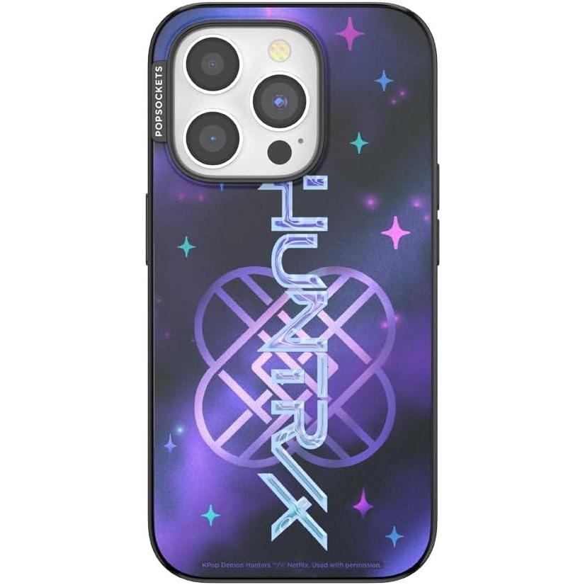 imagePopSockets iPhone 15 Pro Case Compatible with MagSafe Phone Case for iPhone 15 Pro Wireless Charging Compatible Case Only Mirror Huntrix