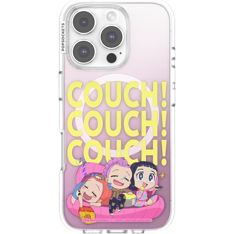 imagePopSockets iPhone 16 Pro Case Compatible with MagSafe Phone Case for iPhone 16 Pro Wireless Charging Compatible Case Only Couch Couch Couch