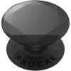 imagePopSockets Phone Grip with Expanding Kickstand Pop Socket for Phone  Metallic Diamond BlackMetallic Black