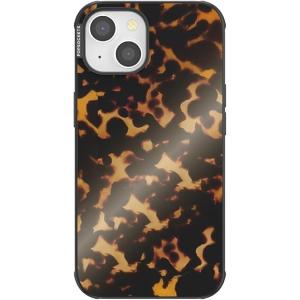 PopSockets iPhone 13 Case Compatible with MagSafe, Phone Case for iPhone 13, Wireless Charging Compatible -Tortoiseshell