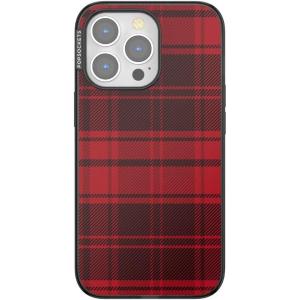 PopSockets iPhone 16 Pro Case Compatible with MagSafe, Phone Case for iPhone 16 Pro, Wireless Charging Compatible, Case Only – Buffalo Check(Buffalo Check)