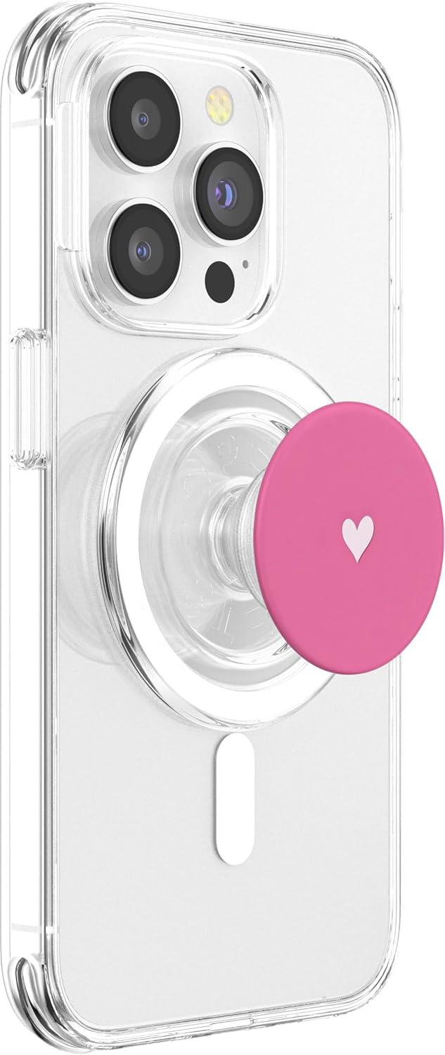 imageCute Heart Love Pink PopSockets Adhesive PopGripMagnetic PopGrip