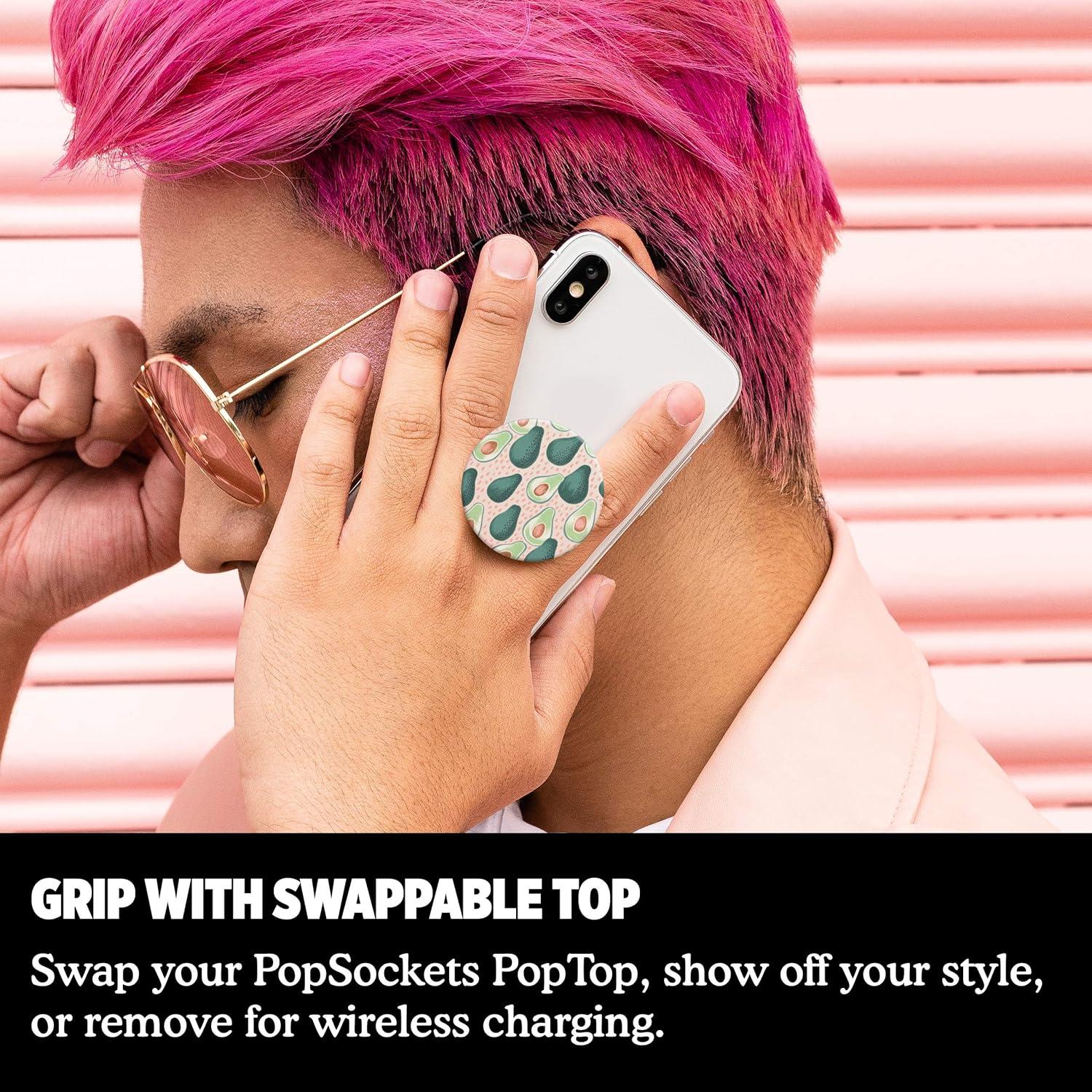 imagePopSockets Phone Grip with Expanding Kickstand Adhesive Grip AVOLancheSingle
