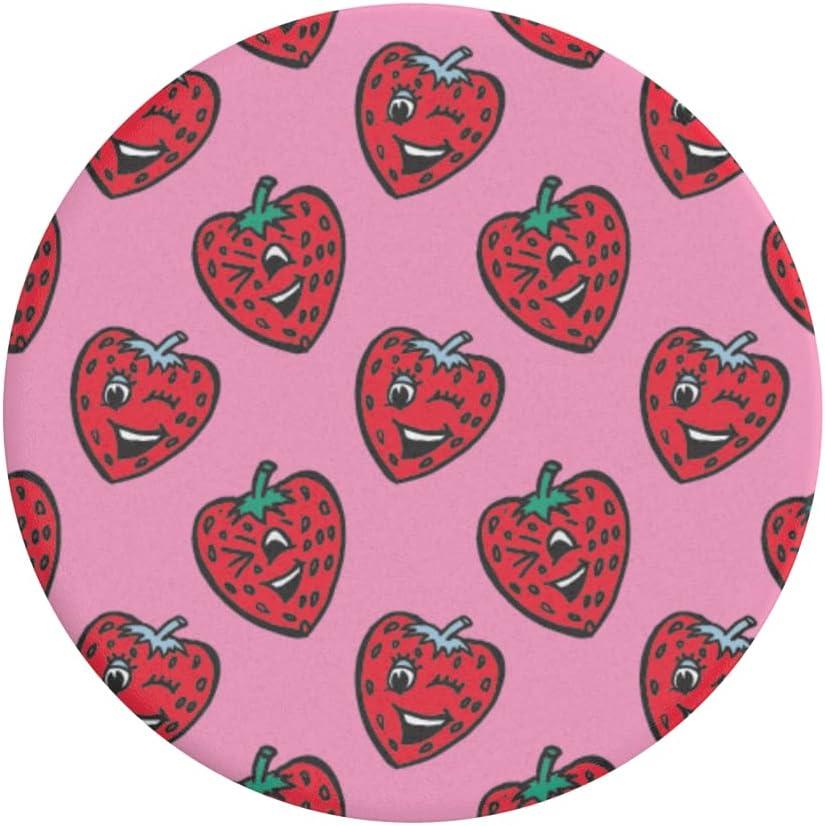 imagePopSockets Phone Grip with Expanding Kickstand Adhesive Grip Berry CheekyBerry Cheeky