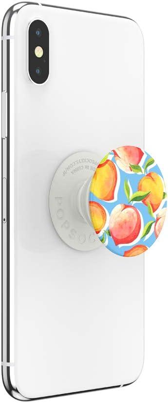 imagePopSockets Phone Grip with Expanding Kickstand Adhesive Grip Berry CheekyJust Peachy