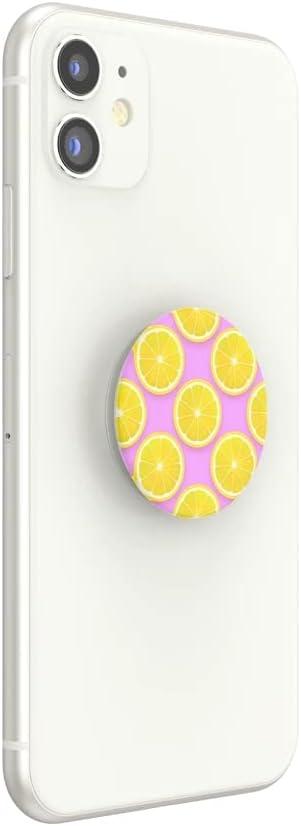 imagePopSockets Phone Grip with Expanding Kickstand Adhesive Grip Berry CheekyPink Lemonade