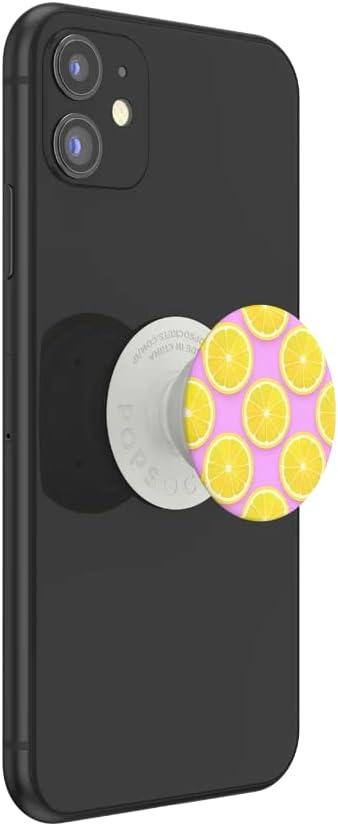imagePopSockets Phone Grip with Expanding Kickstand Adhesive Grip Berry CheekyPink Lemonade