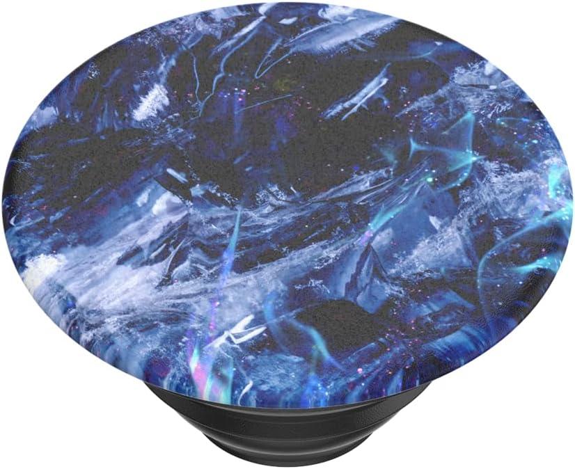 imagePopSockets Phone Grip with Expanding Kickstand Adhesive Grip Black IceGeometric