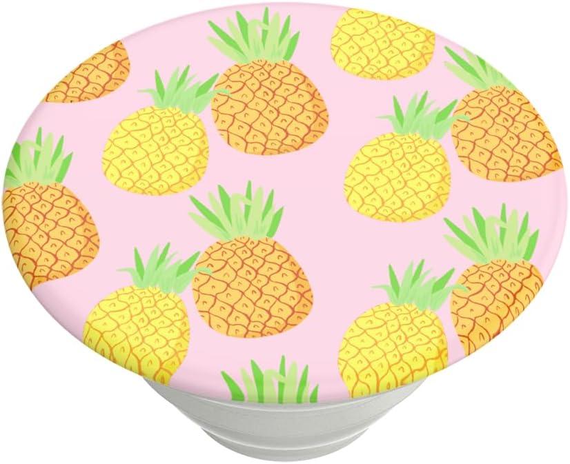 imagePopSockets Phone Grip with Expanding Kickstand Adhesive Grip Fineapple