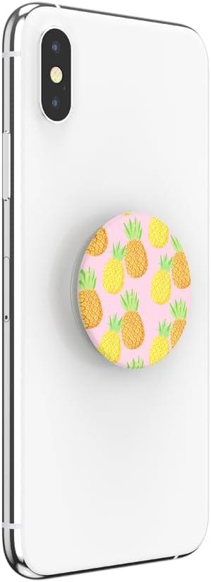 imagePopSockets Phone Grip with Expanding Kickstand Adhesive Grip Fineapple