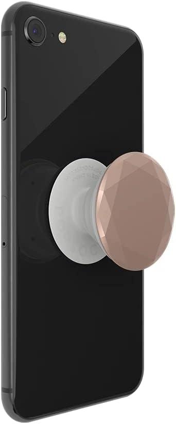 imagePopSockets Phone Grip with Expanding Kickstand Adhesive Grip Gen Abalone MosaicMetallic Rose