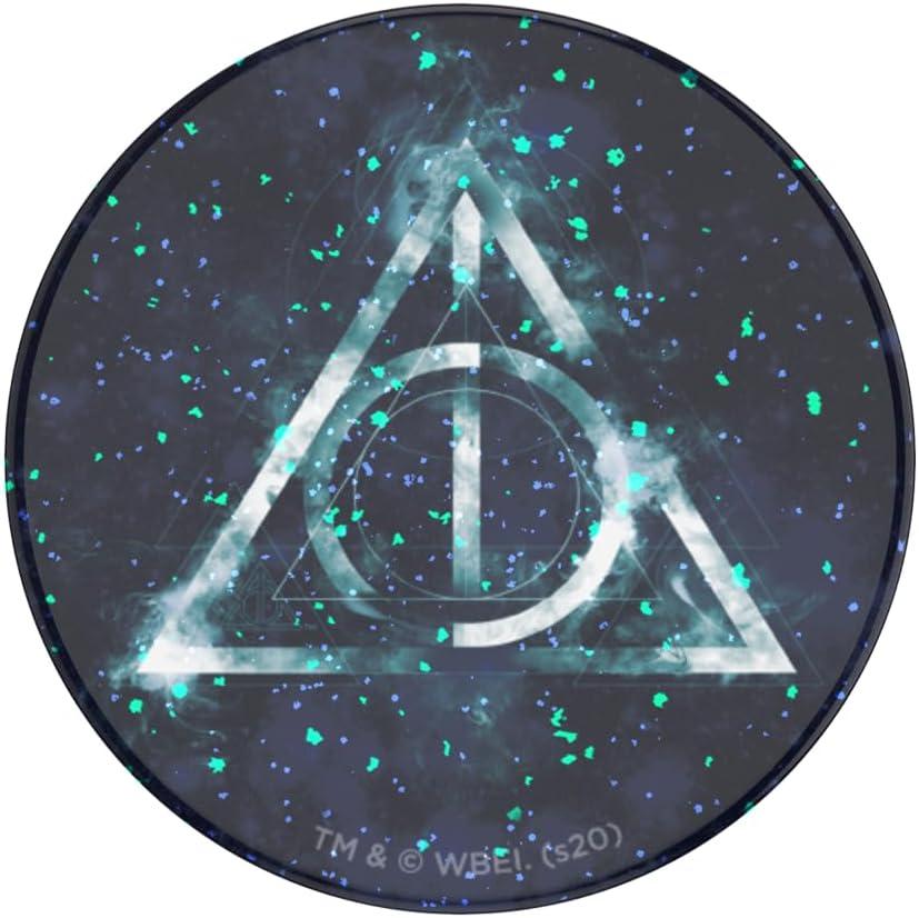 imagePopSockets Phone Grip with Expanding Kickstand Adhesive Grip Glitter Deathly HallowsGlitter Deathly Hallows