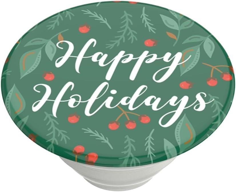 imagePopSockets Phone Grip with Expanding Kickstand Adhesive Grip Happy Holidays