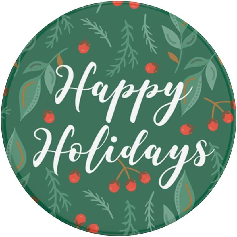 imagePopSockets Phone Grip with Expanding Kickstand Adhesive Grip Happy Holidays