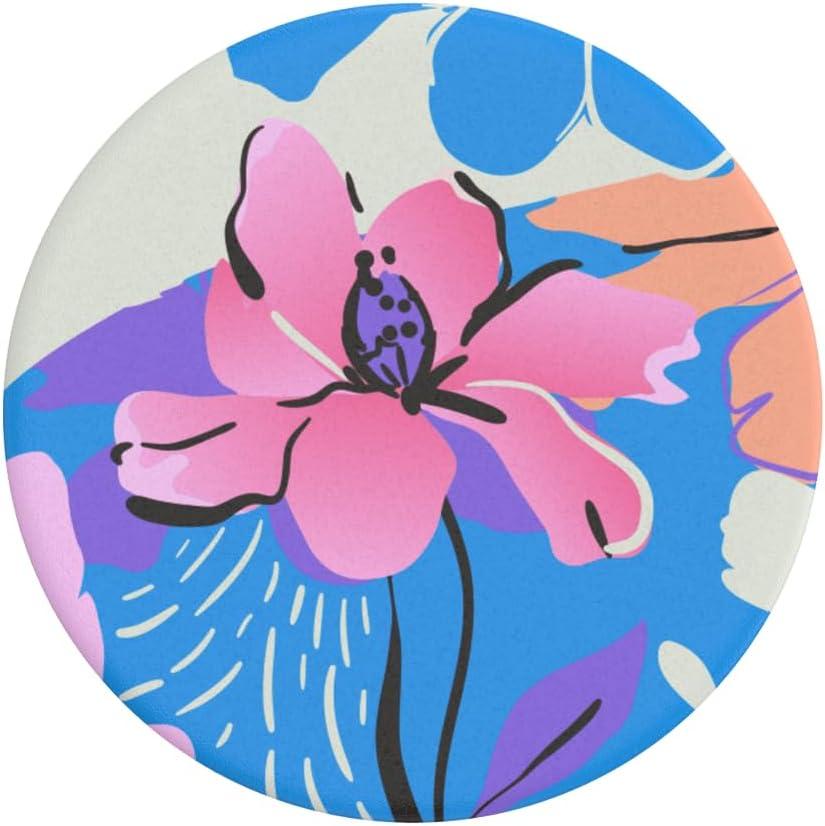 imagePopSockets Phone Grip with Expanding Kickstand Adhesive Grip Vivid Bloom