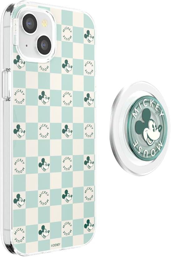 imagePopSockets iPhone 15 Pro Max Case Compatible with MagSafe Phone Case for iPhone 15 Pro Max Wireless Charging Compatible Case Only Mickey Polka DotMickey Classic Check