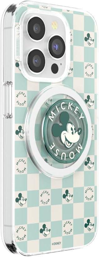 imagePopSockets iPhone 16 Plus Case Compatible with MagSafe Phone Case for iPhone 16 Plus Wireless Charging Compatible Case Only Disney Classics Mod Mickey amp MinnieMickey Classic Check