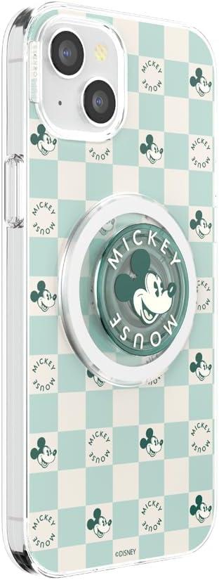 imagePopSockets iPhone 16 Pro Case Compatible with MagSafe Phone Case for iPhone 16 Pro Wireless Charging Compatible Case Only Mickey Polka DotMickey Classic Check
