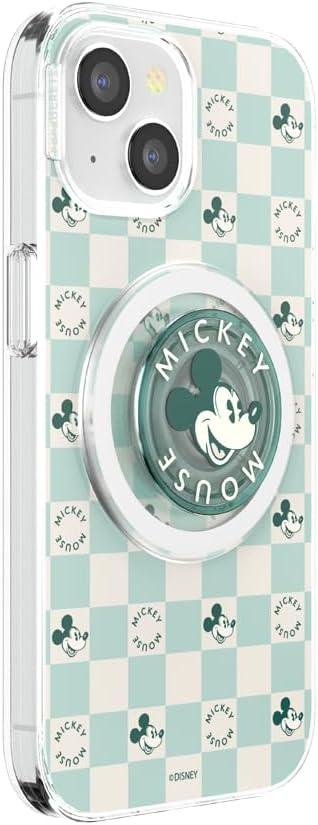 imagePopSockets iPhone 16 Pro Case Compatible with MagSafe Phone Case for iPhone 16 Pro Wireless Charging Compatible Case Only Mickey Polka DotMickey Classic Check