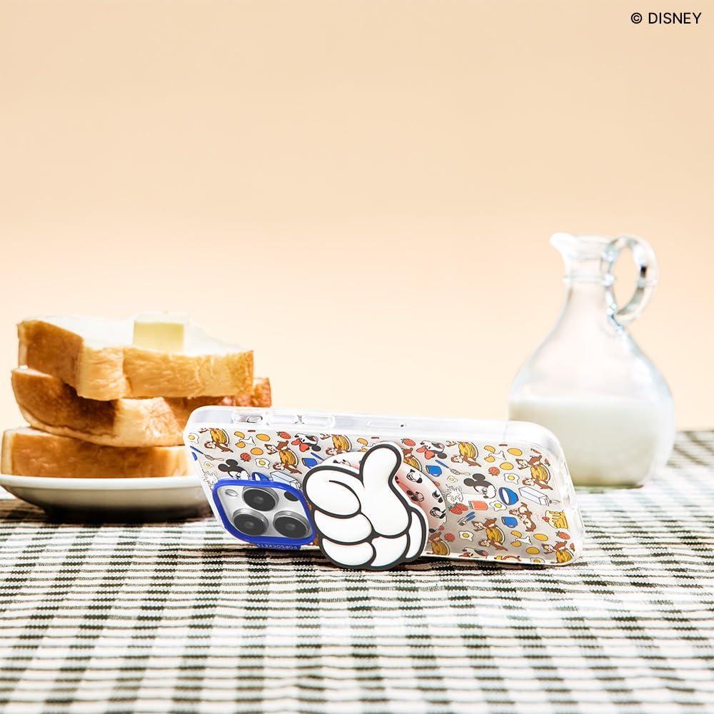 imagePopSockets iPhone 16 Pro Case Compatible with MagSafe Phone Case for iPhone 16 Pro Wireless Charging Compatible Case Only Mickey Polka DotMickeys Breakfast Buffet