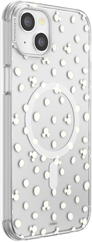 imagePopSockets iPhone 16 Pro Max Case Compatible with MagSafe Phone Case for iPhone 16 Pro Max Wireless Charging Compatible Case Only Mickey Polka DotMickey Polka Dot