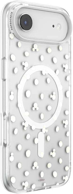 imagePopSockets iPhone 16 Pro Max Case Compatible with MagSafe Phone Case for iPhone 16 Pro Max Wireless Charging Compatible Case Only Mickey Polka DotMickey Polka Dot