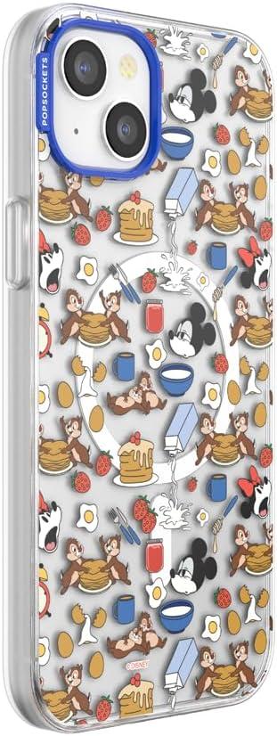 imagePopSockets iPhone 16 Pro Max Case Compatible with MagSafe Phone Case for iPhone 16 Pro Max Wireless Charging Compatible Case Only Mickey Polka DotMickeys Breakfast Buffet