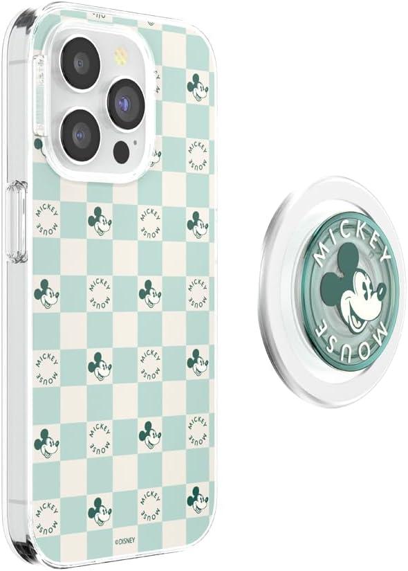 imagePopSockets iPhone 16 Pro Max Case Compatible with MagSafe Phone Case for iPhone 16 Pro Max Wireless Charging Compatible Case Only Mickey Polka DotMickey Classic Check