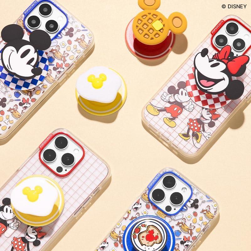 imagePopSockets iPhone 16 Pro Max Case Compatible with MagSafe Phone Case for iPhone 16 Pro Max Wireless Charging Compatible Case Only Mickey Polka DotMickeys Breakfast Buffet