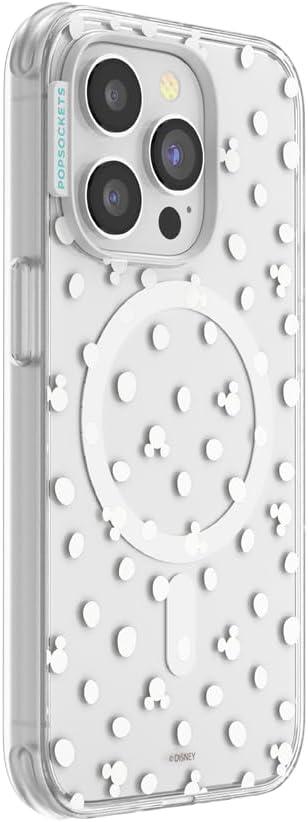 imagePopSockets iPhone 17 Pro Phone Case Compatible with MagSafe for iPhone 17 Pro Wireless Charging Compatible Case Only Mod Mickey amp MinnieMickey Polka Dot