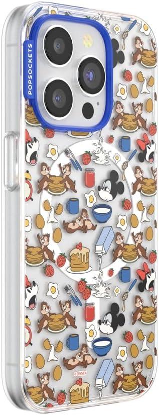 imagePopSockets iPhone 17 Pro Phone Case Compatible with MagSafe for iPhone 17 Pro Wireless Charging Compatible Case Only Mod Mickey amp MinnieMickeys Breakfast Buffet