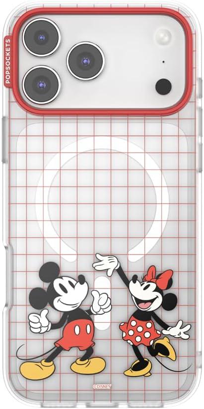 imagePopSockets iPhone 17 Pro Phone Case Compatible with MagSafe for iPhone 17 Pro Wireless Charging Compatible Case Only Mod Mickey amp MinnieMod Mickey Minnie