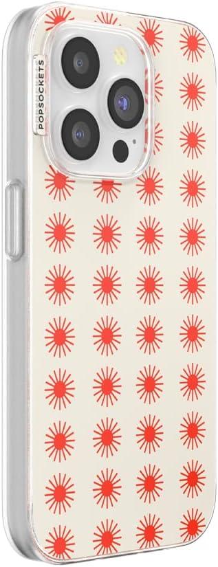 imagePopSockets iPhone 17 Pro Phone Case Compatible with MagSafe for iPhone 17 Pro Wireless Charging Compatible Case Only Pasta PastaWestern Sun