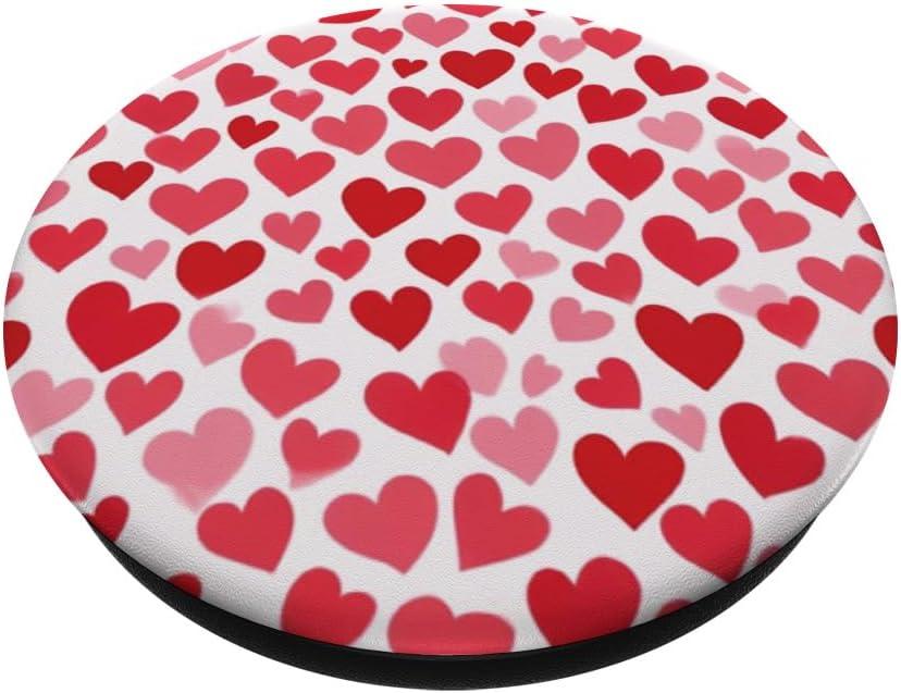 imageRed Hearts PopSockets Adhesive PopGripAdhesive PopGrip