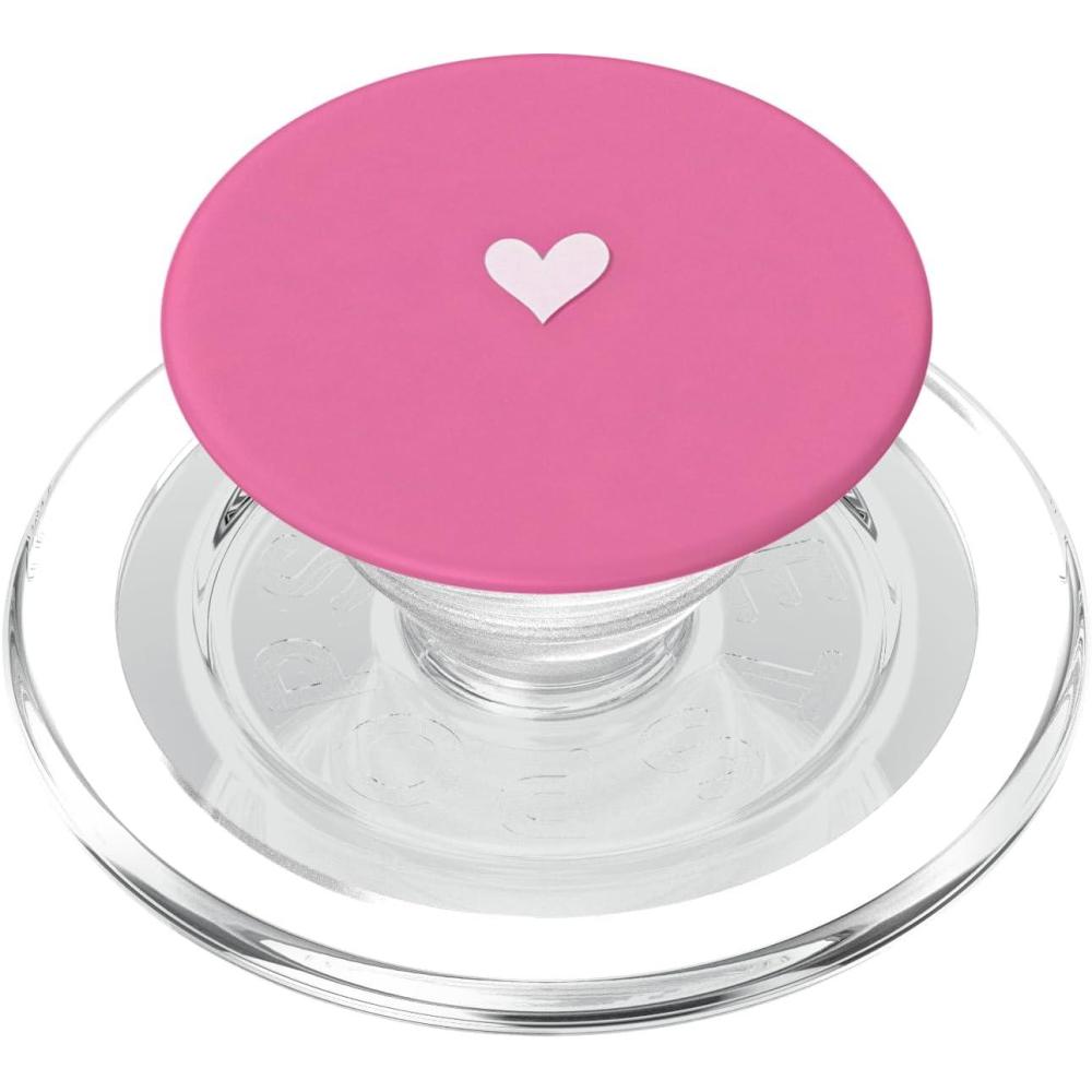 imageCute Heart Love Pink PopSockets Adhesive PopGripMagnetic PopGrip