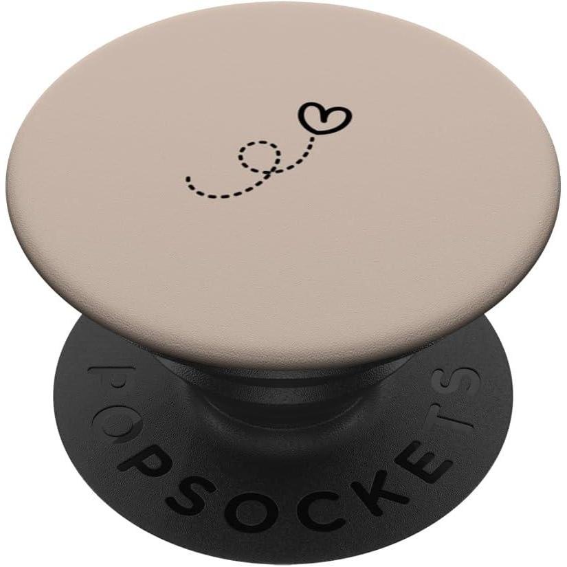 imageHeart Minimalist Doodle Valentines Love Girls PopSockets Adhesive PopGripAdhesive PopGrip