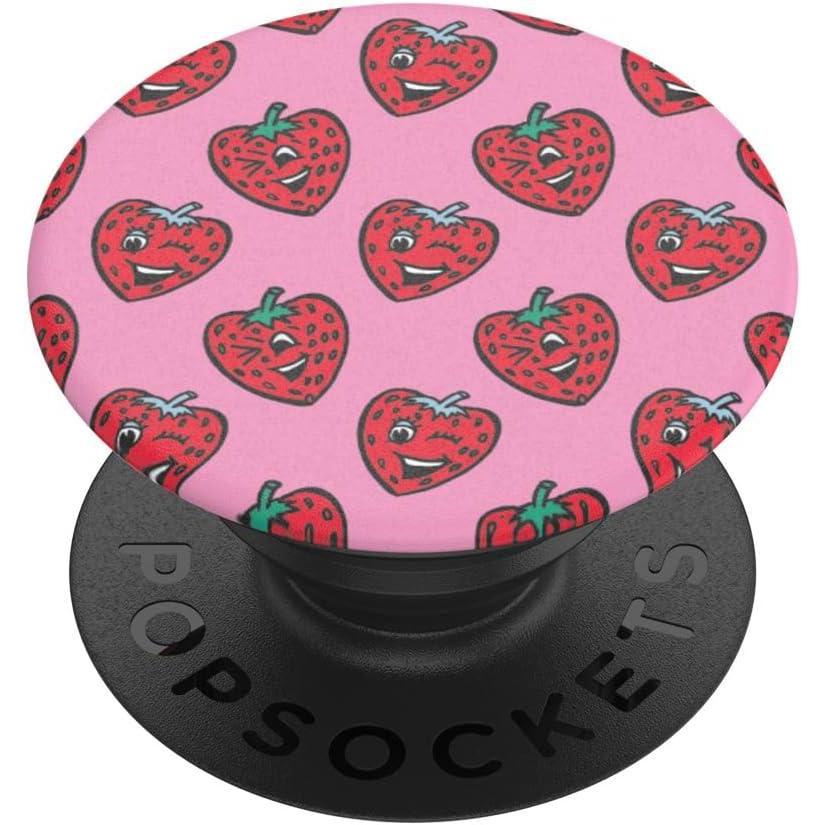imagePopSockets Phone Grip with Expanding Kickstand Adhesive Grip  Berry CheekyBerry Cheeky