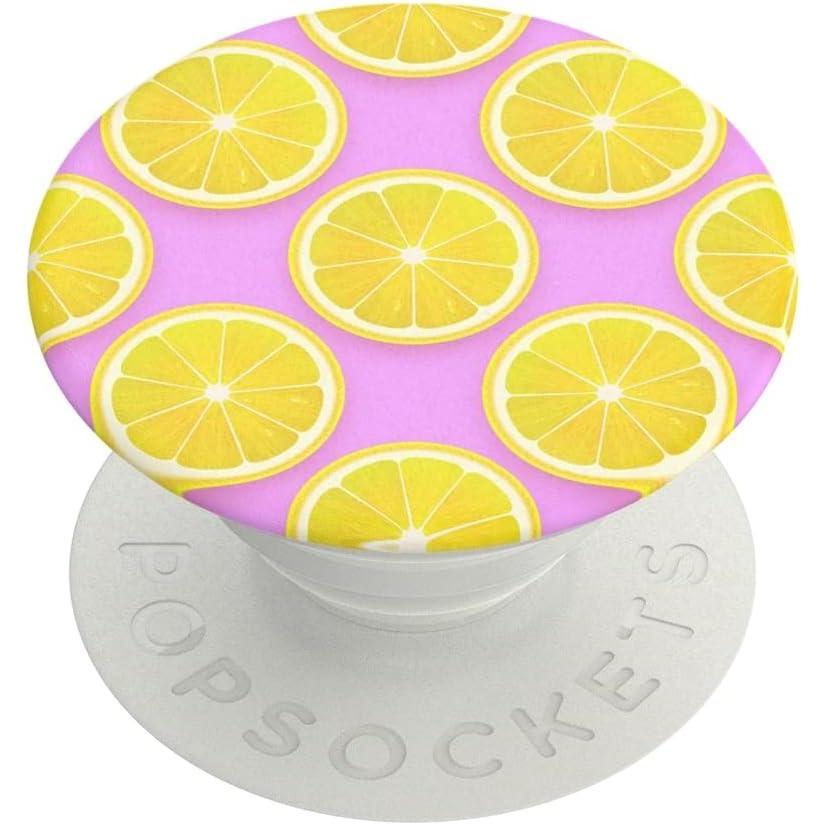 imagePopSockets Phone Grip with Expanding Kickstand Adhesive Grip Berry CheekyPink Lemonade
