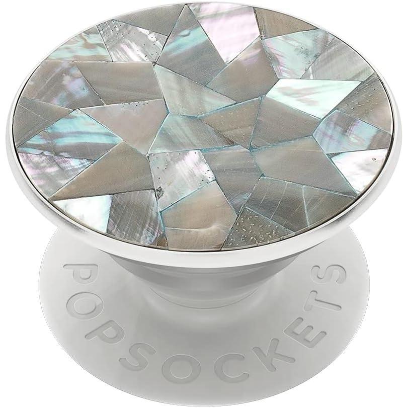 imagePopSockets Phone Grip with Expanding Kickstand Adhesive Grip Gen Abalone MosaicMosaic