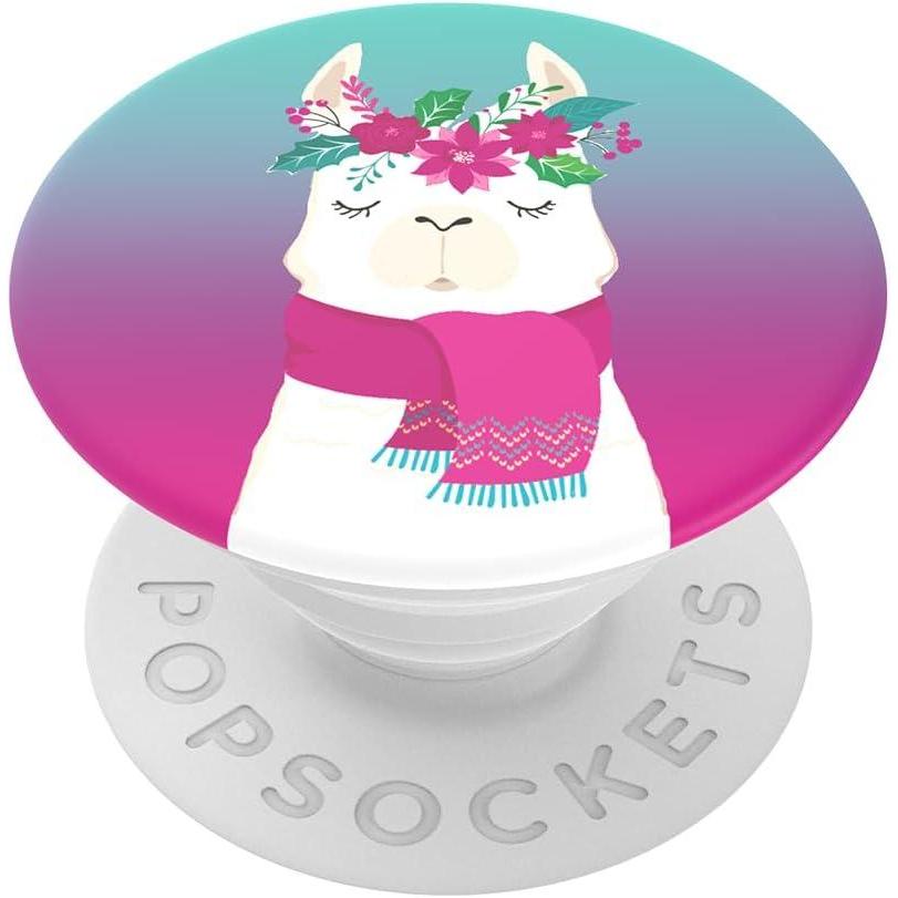 imagePopSockets Phone Grip with Expanding Kickstand Adhesive Grip  Holi